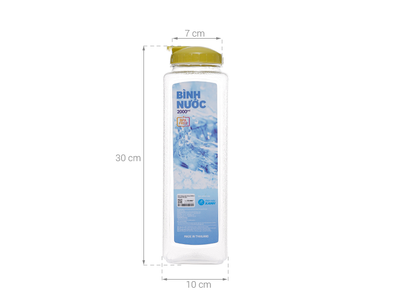 [HCM]Bình đựng nước nhựa 2 lít Pioneer BBN05