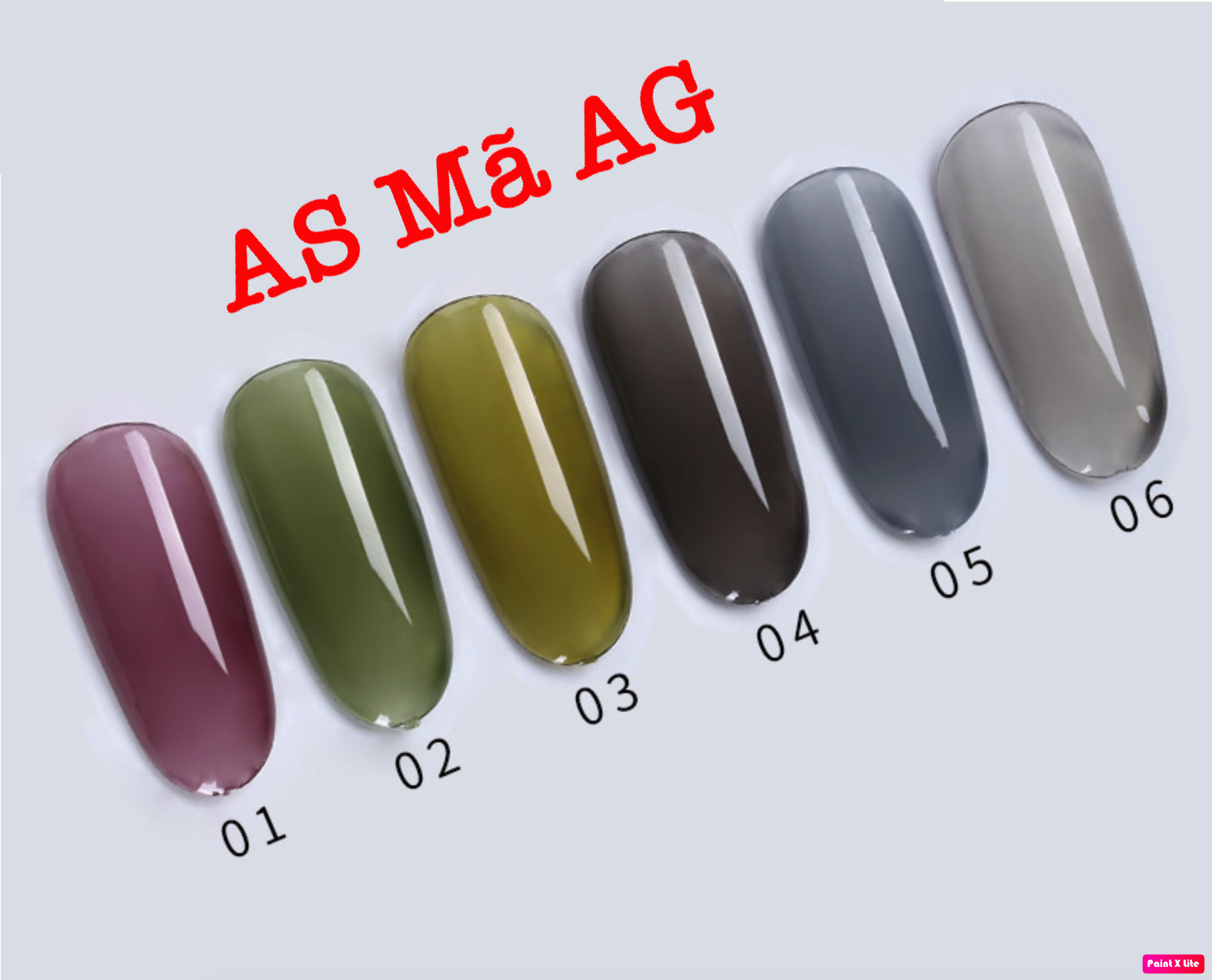 Sơn Gel AS Chai Đen Mã AG 15ml