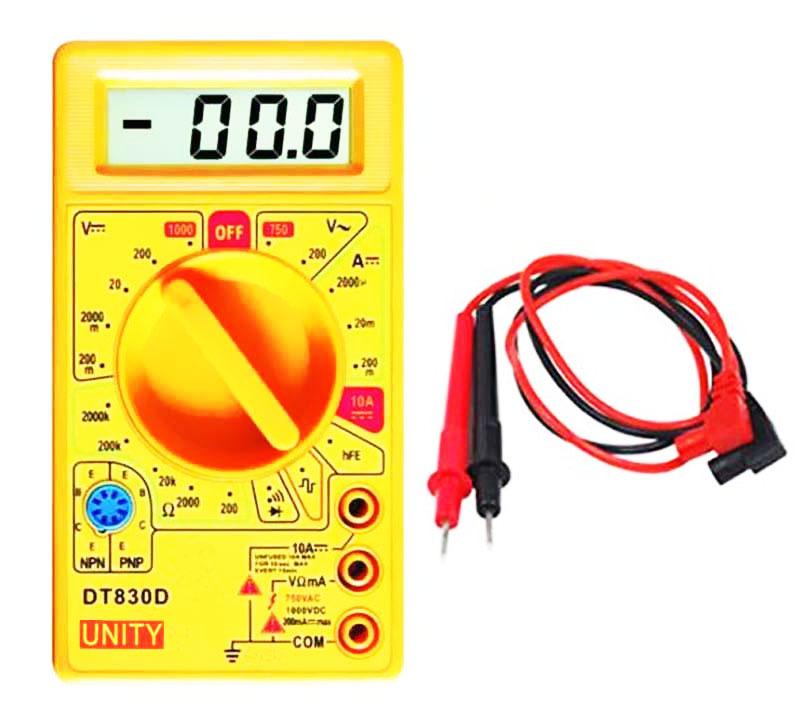 Đồng hồ đo vạn năng cho thợ điện tử DT-830D ( Loa báo thông mạch)