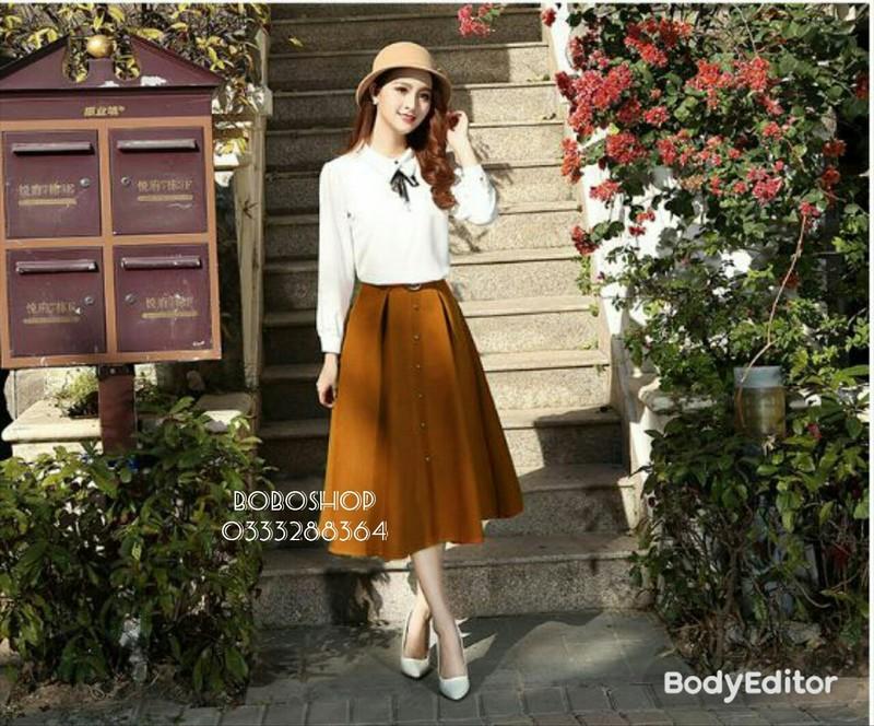 [HCM]Chân váy xếp ly hottrend