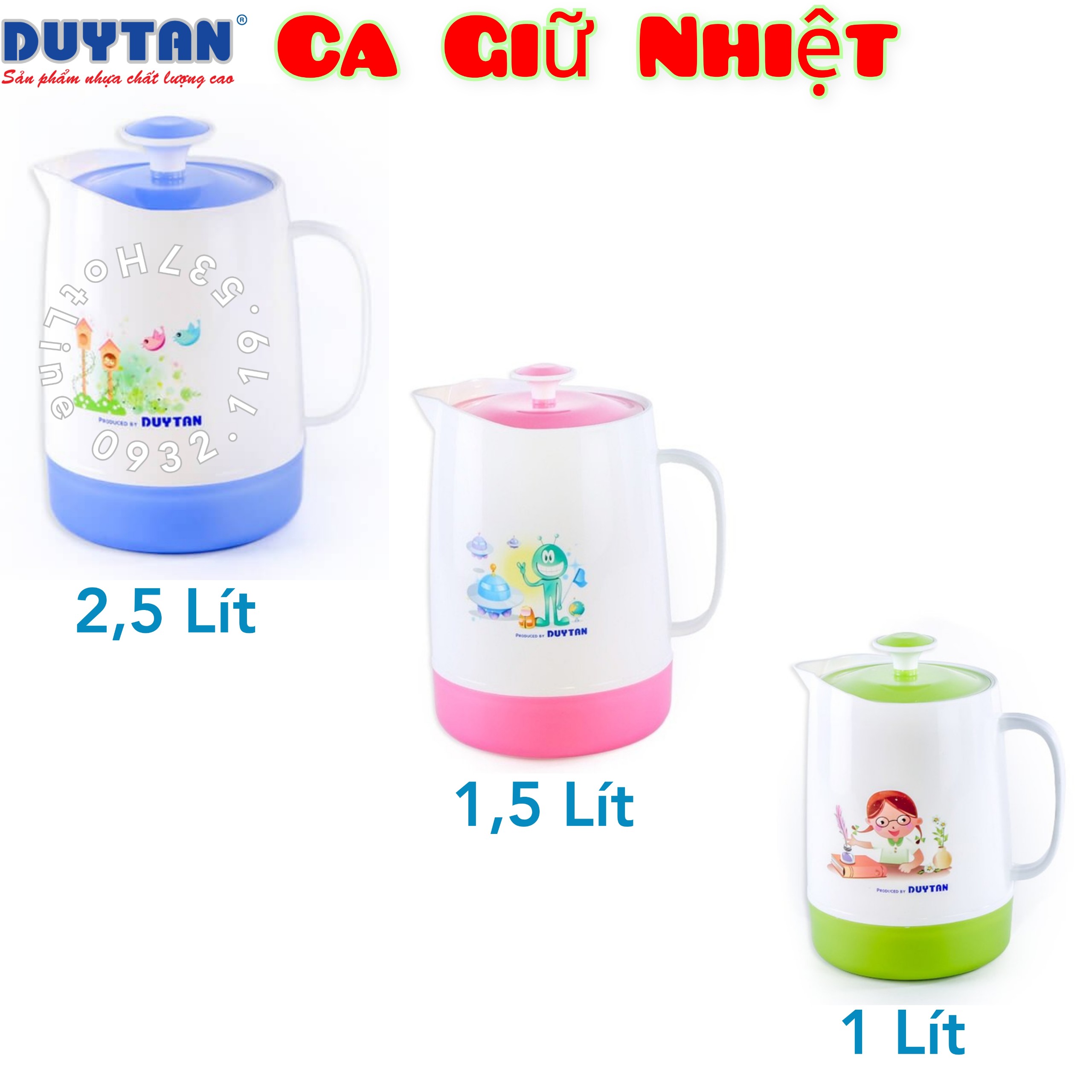Ca Giữ Nhiệt Duy Tân Size Nhỏ/Trung/Lớn