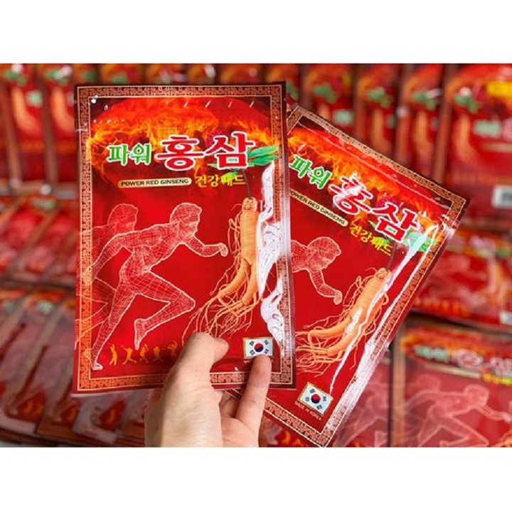 [HCM]Cao dán hồng sâm power POWER RED GINSENG