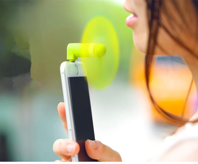 Quạt IOS iphone mini quạt mát siêu dễ thương
