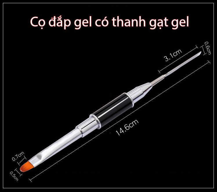 [HCM]Cọ đắp gel có thanh gạt gel móng up