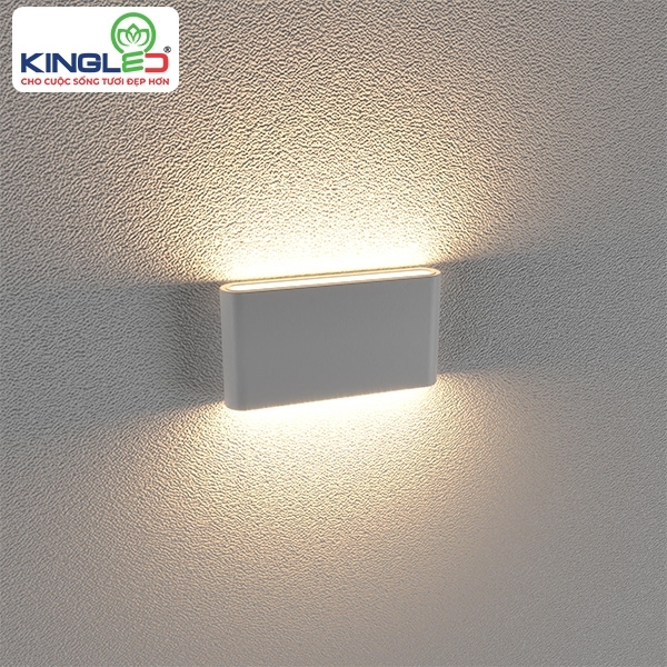 Đèn Led Gắn Tường (IP65) LWA8011-M-BK/WH Kingled