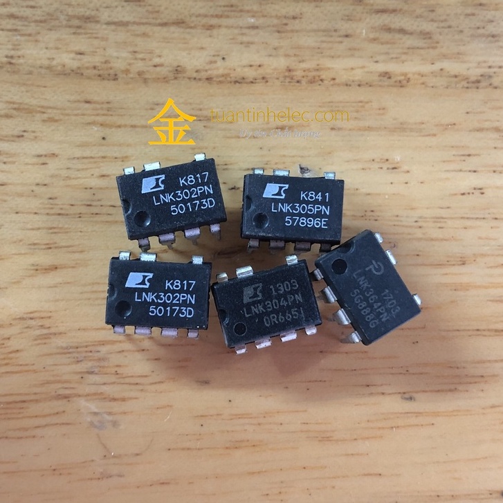 IC nguồn 7 chân cắm LNK302, LNK304, LNK 305, LNK364 loại tốt