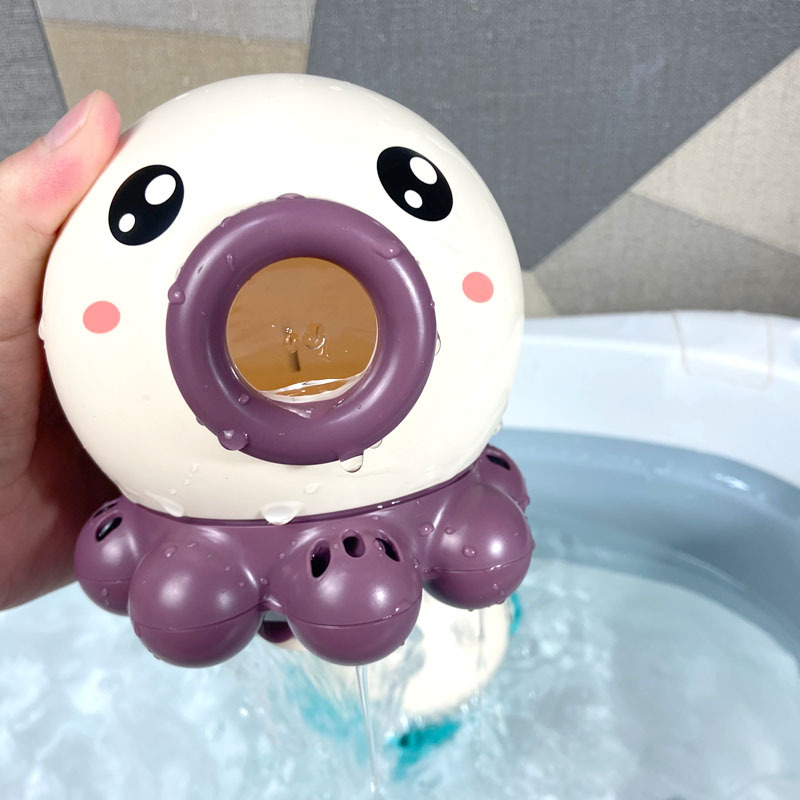 Bạch tuộc xoay nước đồ chơi bồn tắm