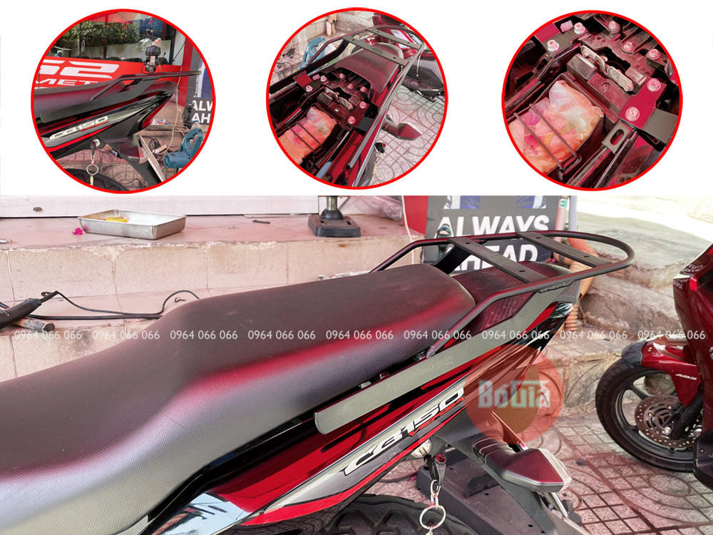 Baga after givi mv car honda cb150 verza