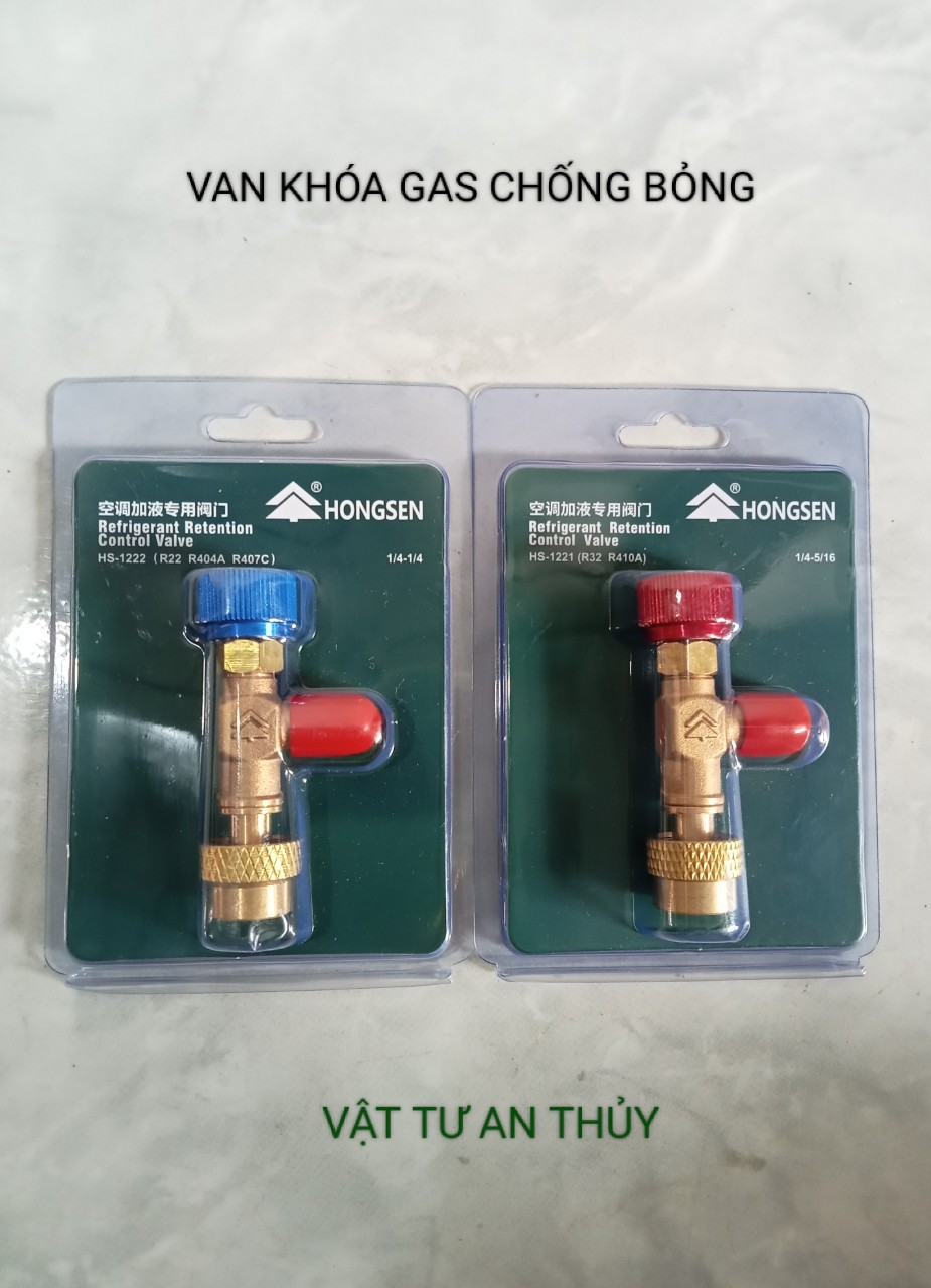 Van Khoá Gas Chống Bỏng R22 (HS-1222) Và R410-R32 (HS-1221) hàng HONGSEN tốt