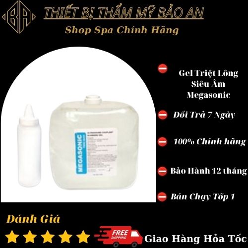 Gel Triệt Lông Siêu Âm Megasonic Loại 1