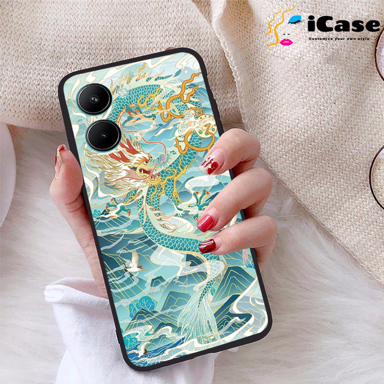 Ốp lưng Realme C33 viền dẻo TPU BST Rong