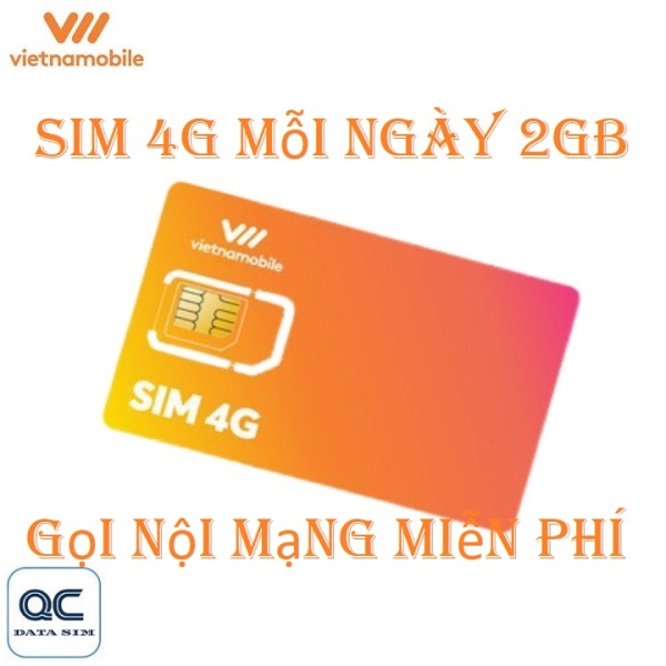 Sim 4G Vietnamobile mỗi ngày 2GB gọi miễn phí