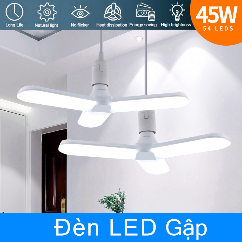 Bóng đèn 3 cánh quạt 45W siêu sáng
