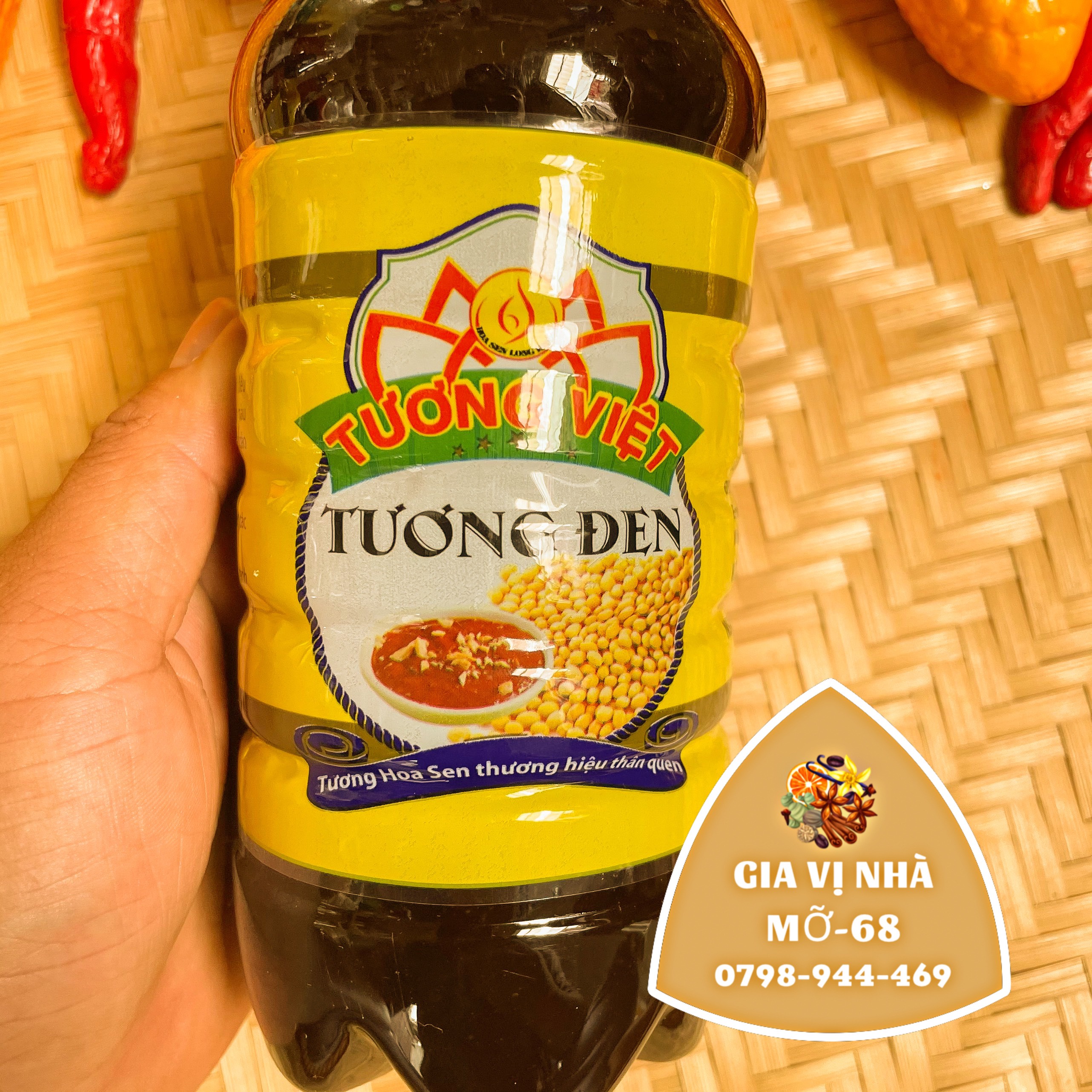TƯƠNG ĐEN PHỞ HOA SEN - TRỌNG LƯỢNG 700GR