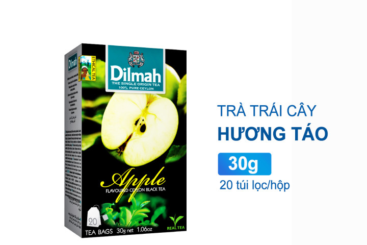 Trà túi lọc dilmah táo 30g