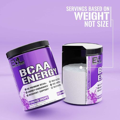 EVL BCAA ENERGY - Comprehensive Energy Supplement for Workouts (30 Servings)