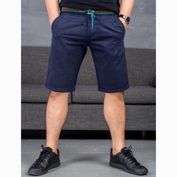 [HCM]Quần Short Nam Lưng Thun Kaki  LD08
