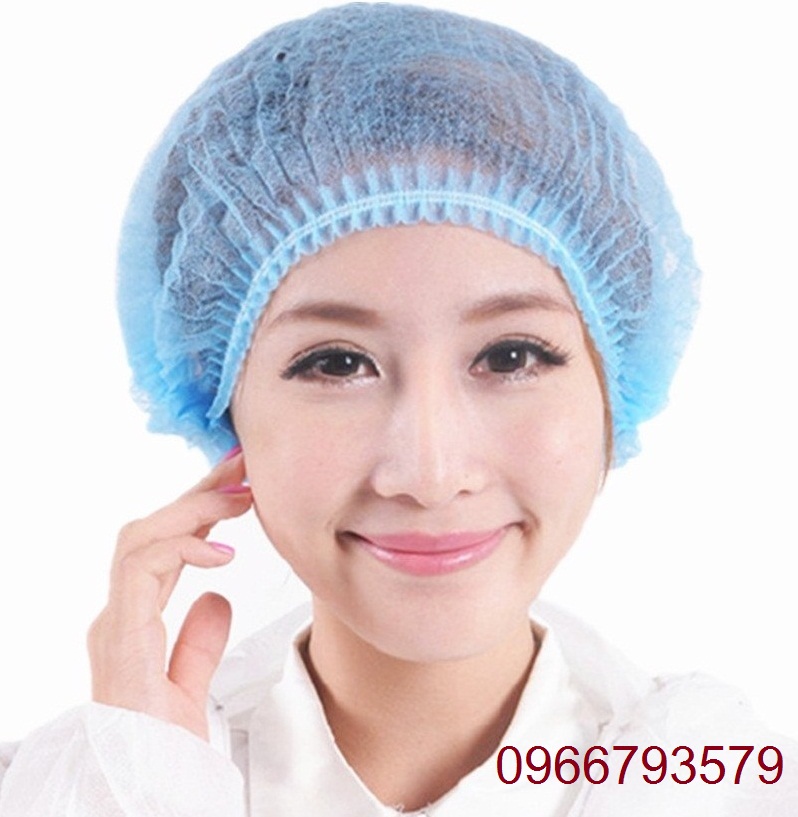 Bọc tóc con sâu, mũ giấy trùm đầu (túi 100 chiếc)