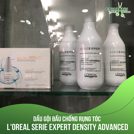 [HCM]Combo dầu gội và tinh chất giảm rụng tóc Loréal Density + Aminexil 500ml/100ml