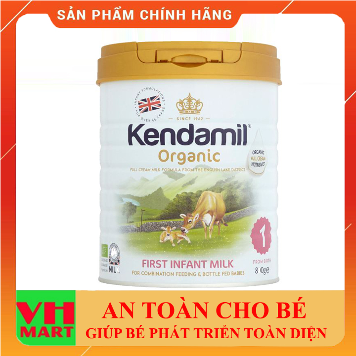 Sữa Kendamil organic đủ số 1, 2, 3 800g
