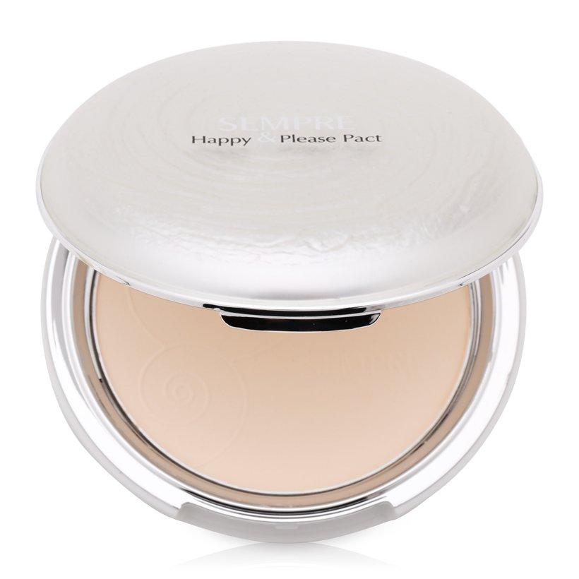 Phấn phủ siêu mịn Geo Sempre Happy & Please Pact #01