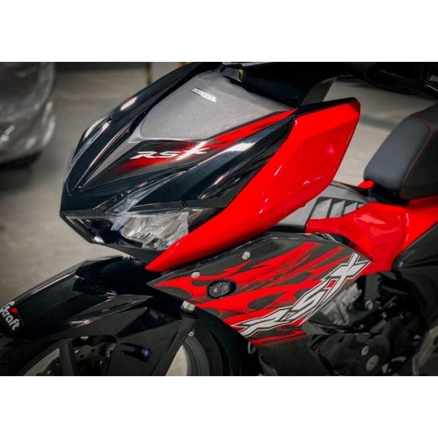 Tem Lửa Rời Honda Winner X V2 Rsx Đỏ Đen