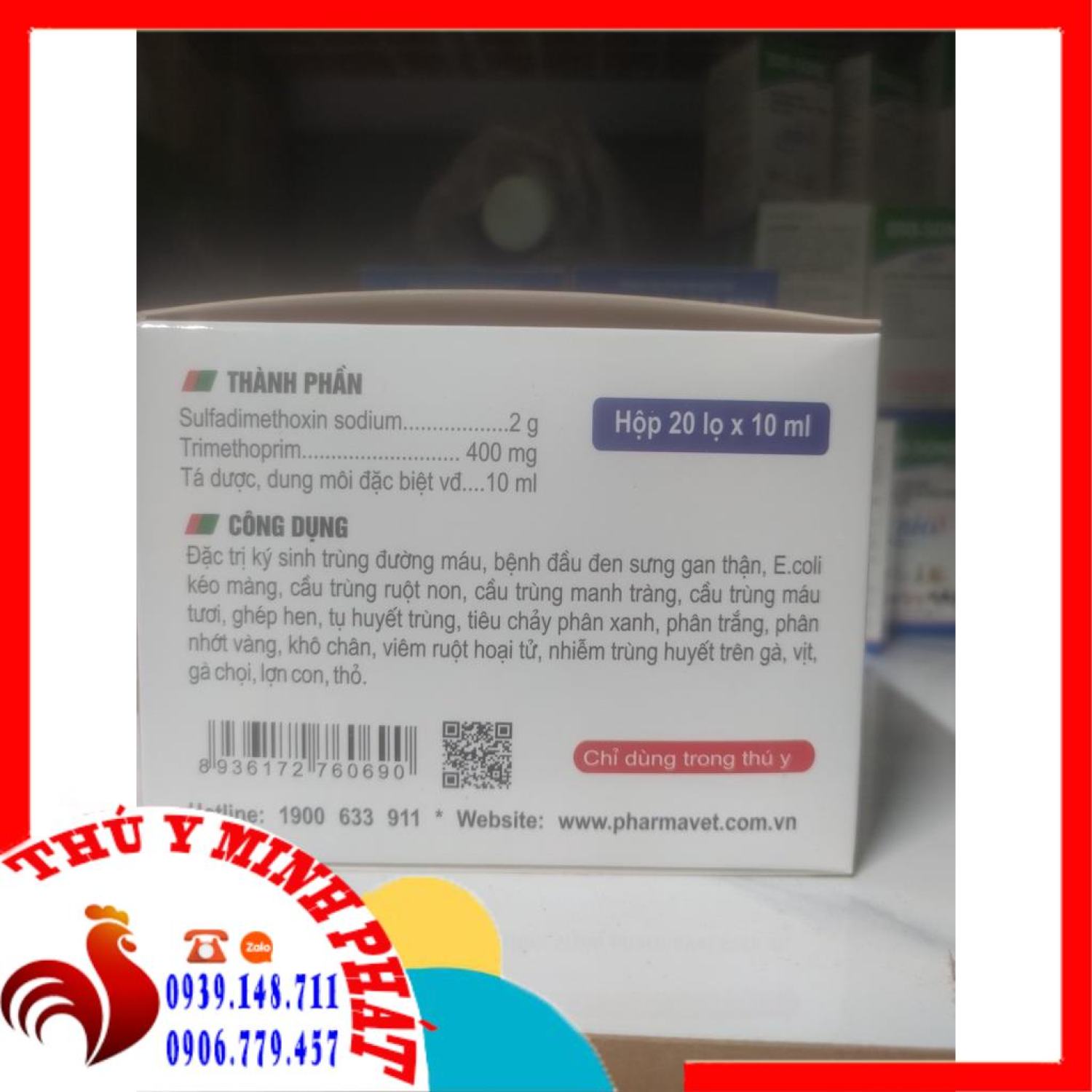 METRI ONE 10ML  - Ký sinh trùng đường máu