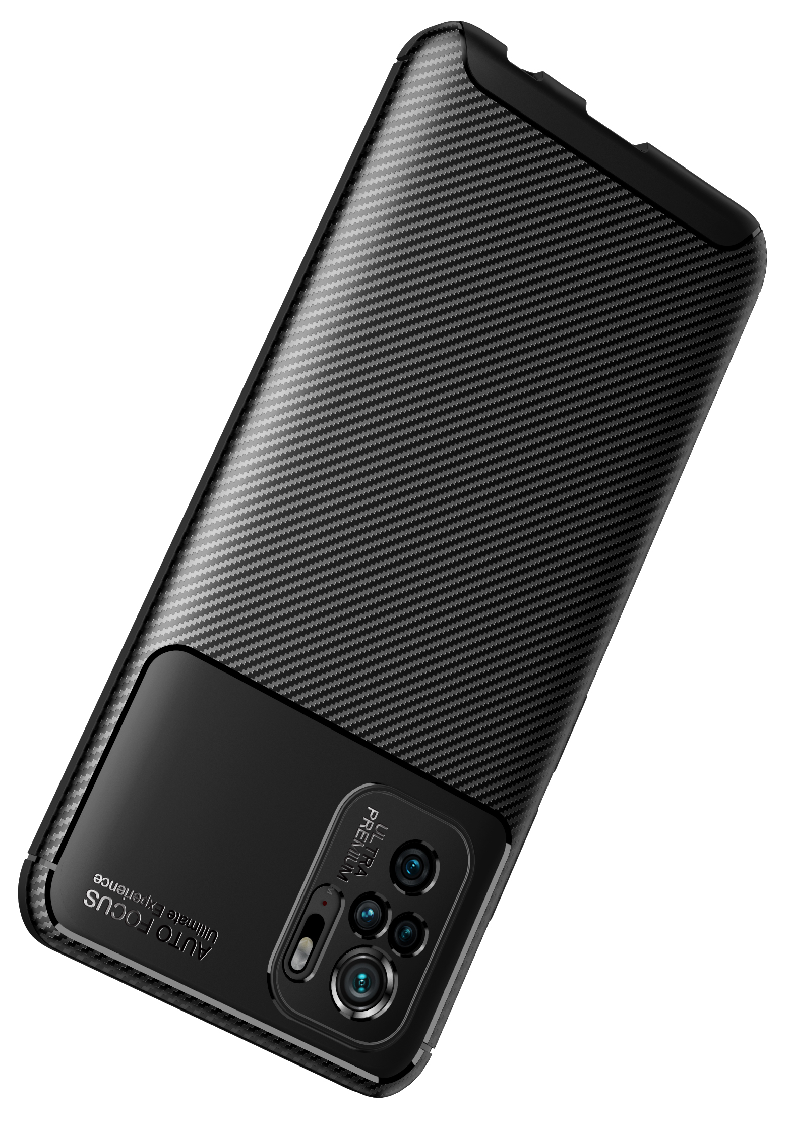 Ốp lưng Xiaomi Redmi Note 10 / Note 10s chống sốc vân rằn ri hiệu Auto Focus cao cấp
