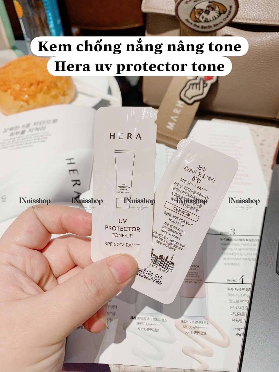 Kem chống nắng nâng tone HERA Tone up 1ml