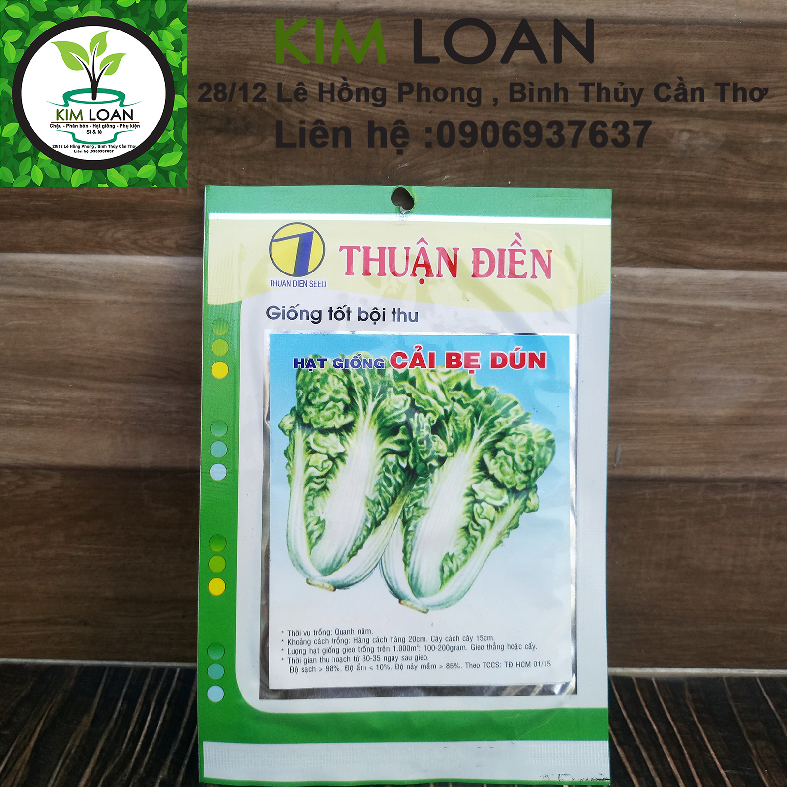 Hạt giống cải bẹ dún Thuận Điền gói 20g