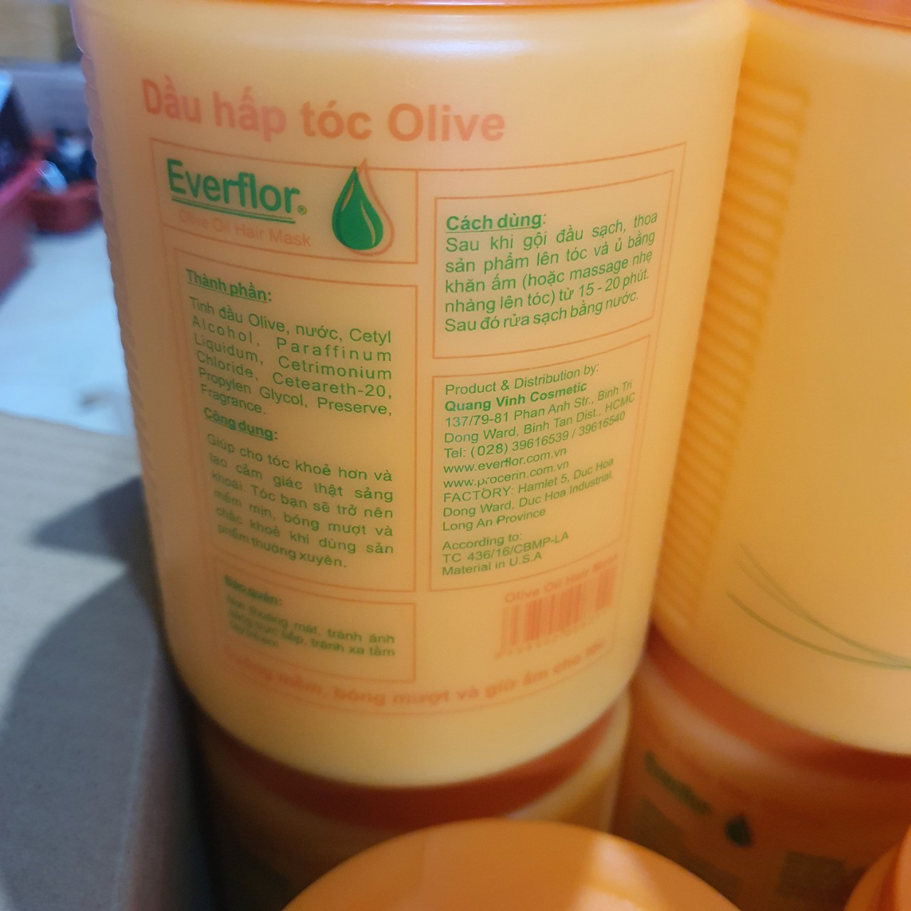 Hấp dầu ủ , dầu xả tóc Everflor 1000ml , phục hồi tóc