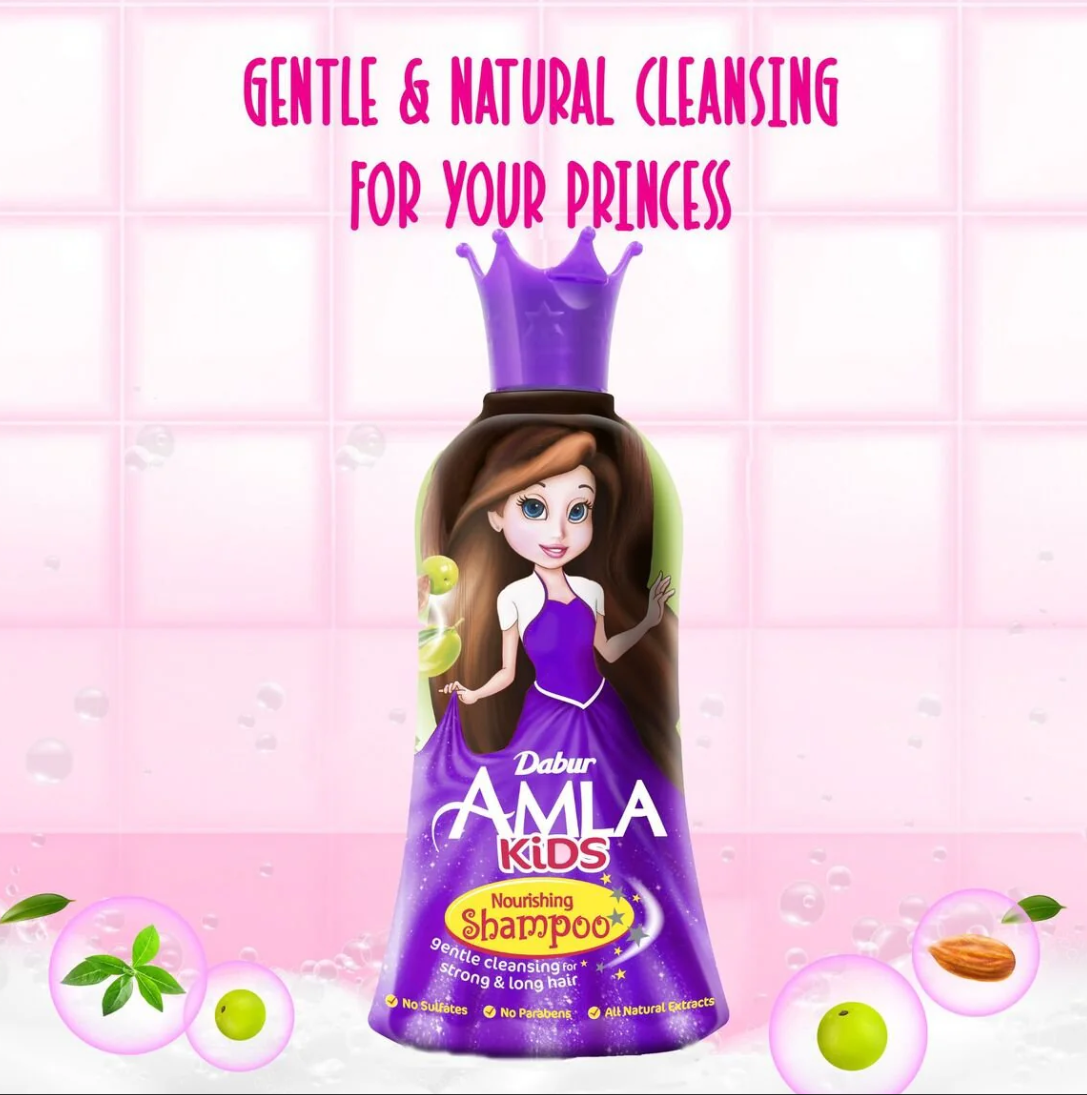 [Mẫu mới]Dầu gội Dabur Amla cho trẻ em 200ml