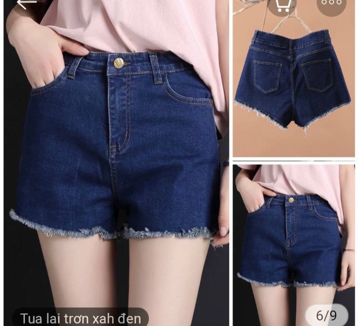 Quần đùi jean màu đậm TTSLA0346