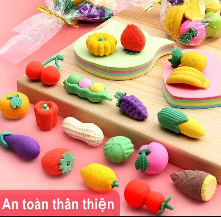 Vỉ Gôm Hình Ngộ Nghĩnh (Mẫu Màu Giao Ngẫu Nhiên) Siêu Dễ Thương