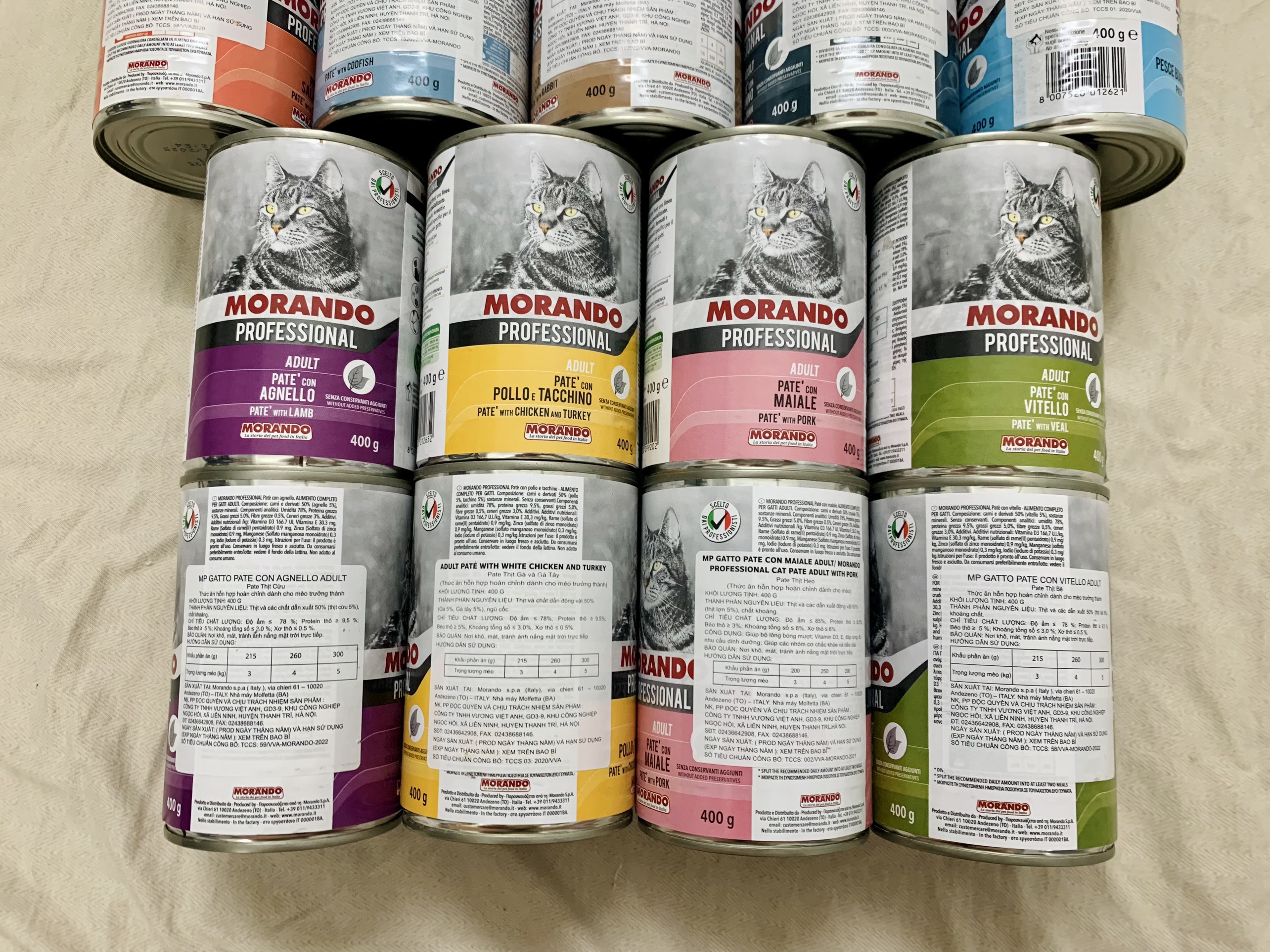 Pate Mèo Morando Miglior Gatto Lon 400g Từ Ý