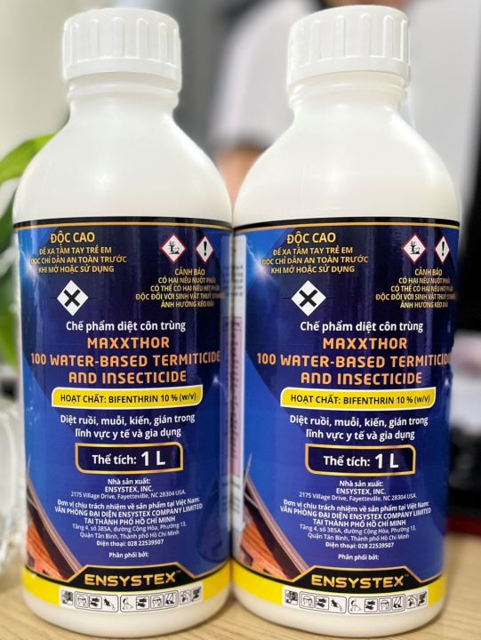 (Hàng Nhập Mỹ) Thuốc diệt ruồi, muỗi, gián, kiến MAXXTHOR 100 ( ko mùi, tồn lưu lâu trên bề mặt )