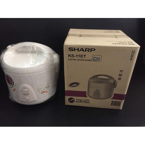 Nồi cơm điện Sharp KS-11ET 1L (Trắng) Hàng Nhập Khẩu Thái Lan Nguyên Chiếc