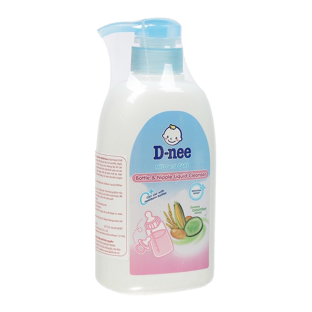 Nước Rửa Bình Sữa Dnee, Nước Rửa Bình Sữa Cho Bé Thái Lan 500ml (vệ sinh bình sữa, rửa rau củ quả)