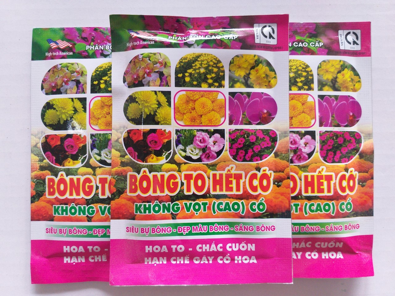 Phân bón BÔNG TO HẾT CỞ - Gói 50g