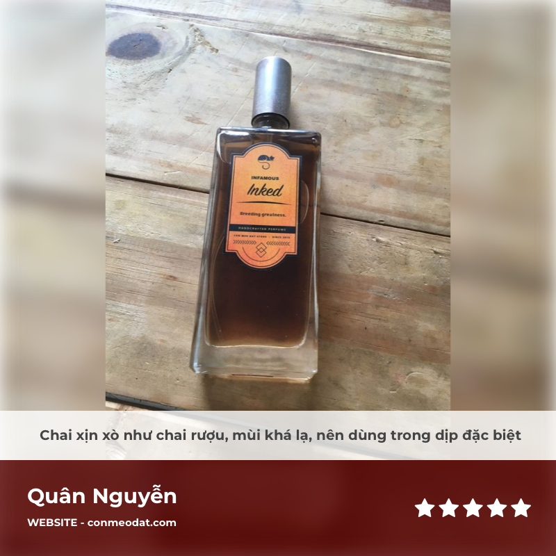 Infamous Inked - Nước hoa chế tác Con Mèo Đất