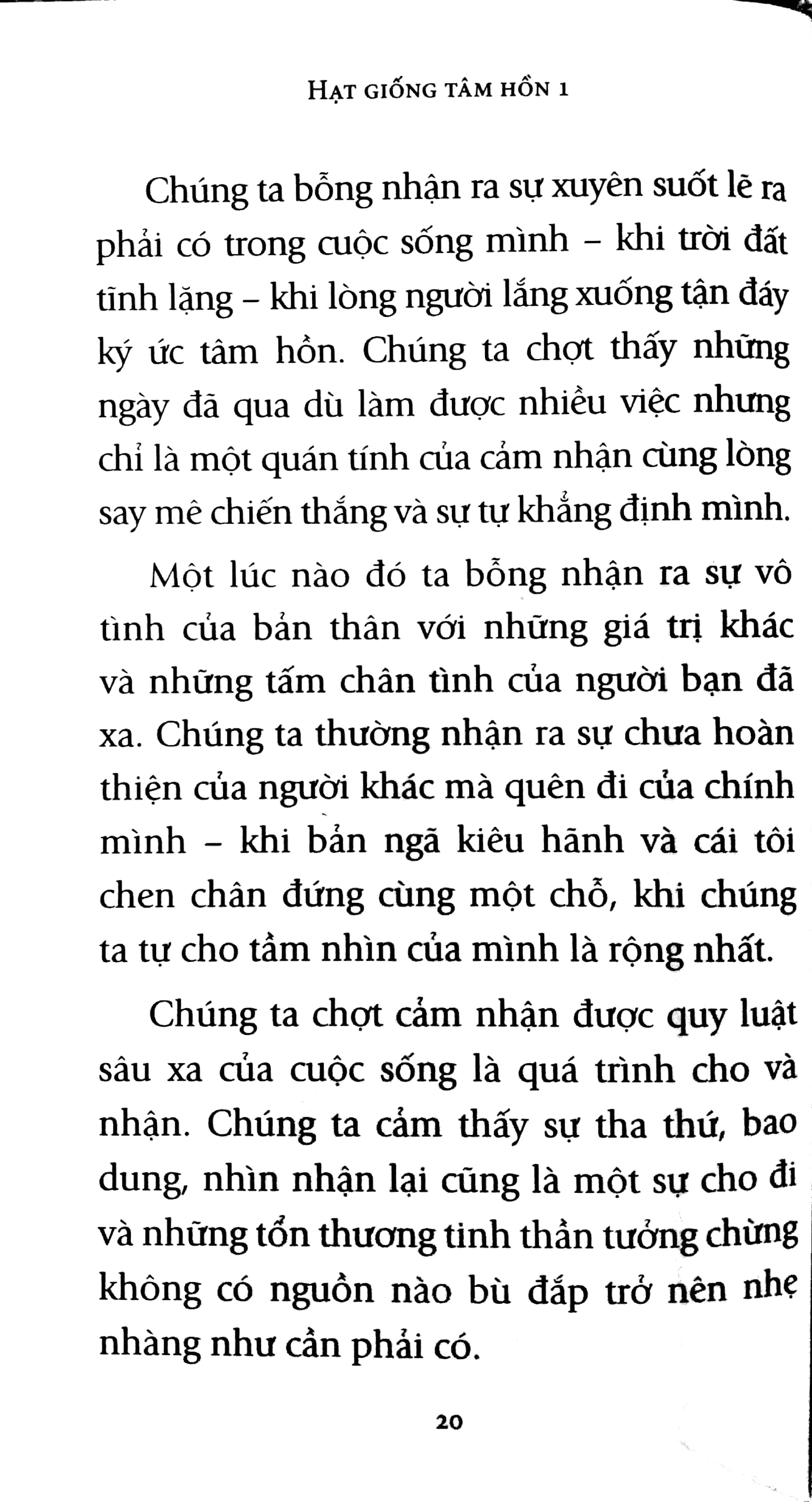 Fahasa - Hạt Giống Tâm Hồn 1 (Khổ Nhỏ)