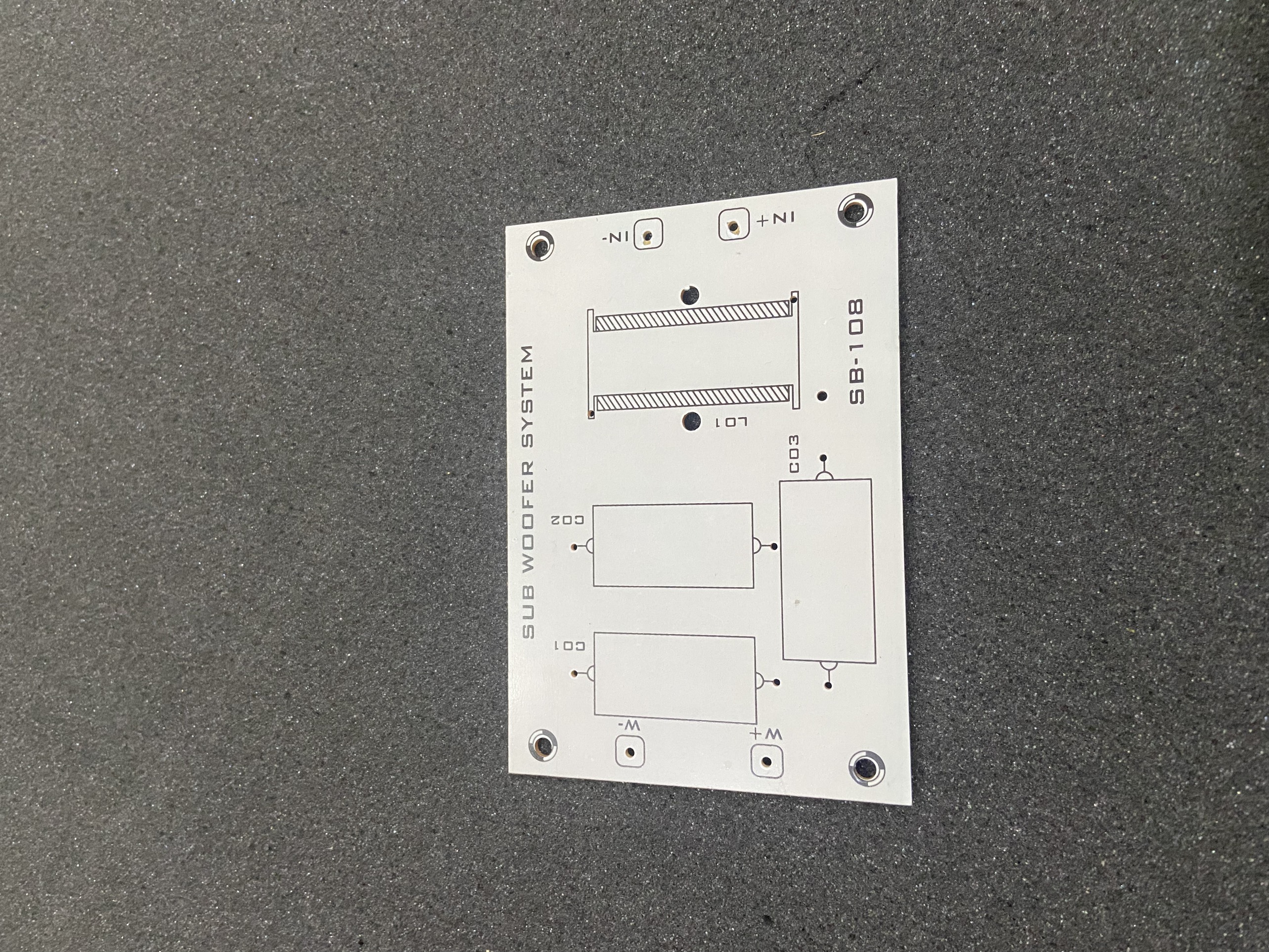 Bo mạch in pcb phân tần loa sub