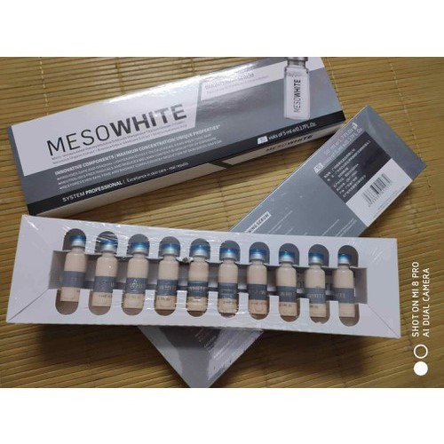 [Spa]Tách lẻ 5 ống cấy phấn Hàn Quốc Meso White