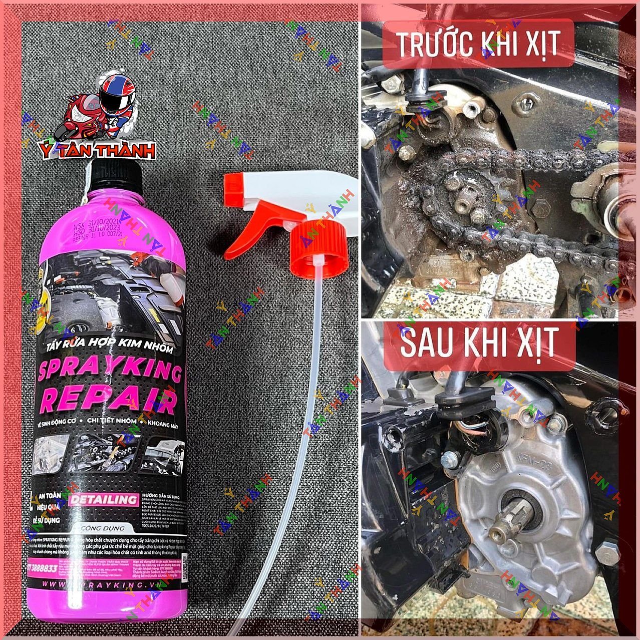 Nước tẩy rửa hợp kim nhôm SprayKing MS 14