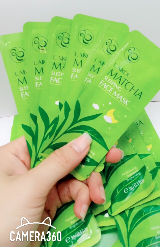 [HCM]Mặt nạ ngủ bùn trà xanh(set 15 gói nhỏ)