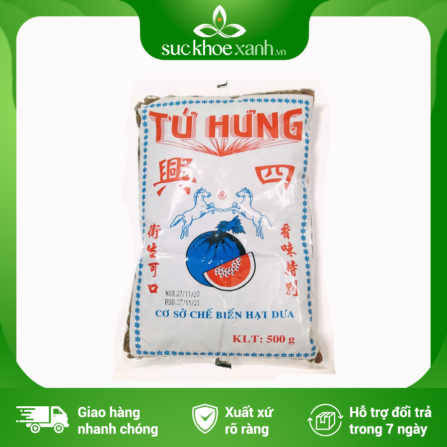 Hạt dưa không màu Tứ Hưng - 500g/túi