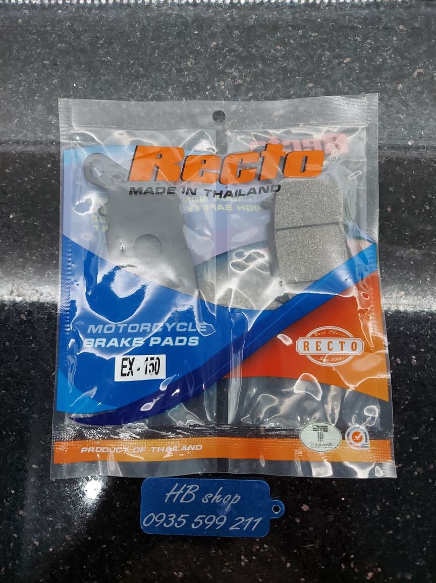 Bố thắng má phanh đĩa Recto exciter 150