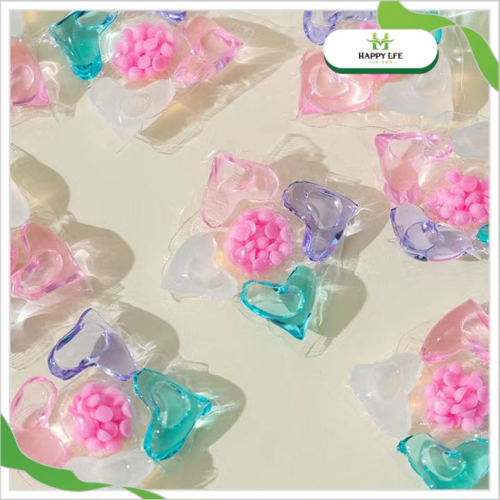 Viên Giặt Xả Quần Áo 30 Viên/Hộp Combo 3 Hộp – Laundry Pods Đậm Đặc Tan Nhanh Giặt Sạch Thơm Lâu Cho Máy Giặt