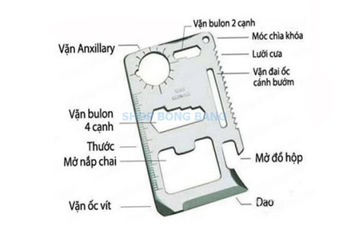 MIẾNG THÉP ĐI PHƯỢT ĐA NĂNG 11 CÔNG DỤNG