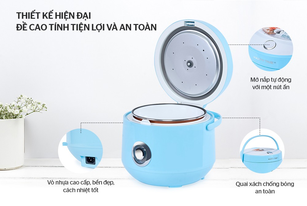 NỒI CƠM ĐIỆN 1.2L HAPPY TIME HTD8522G